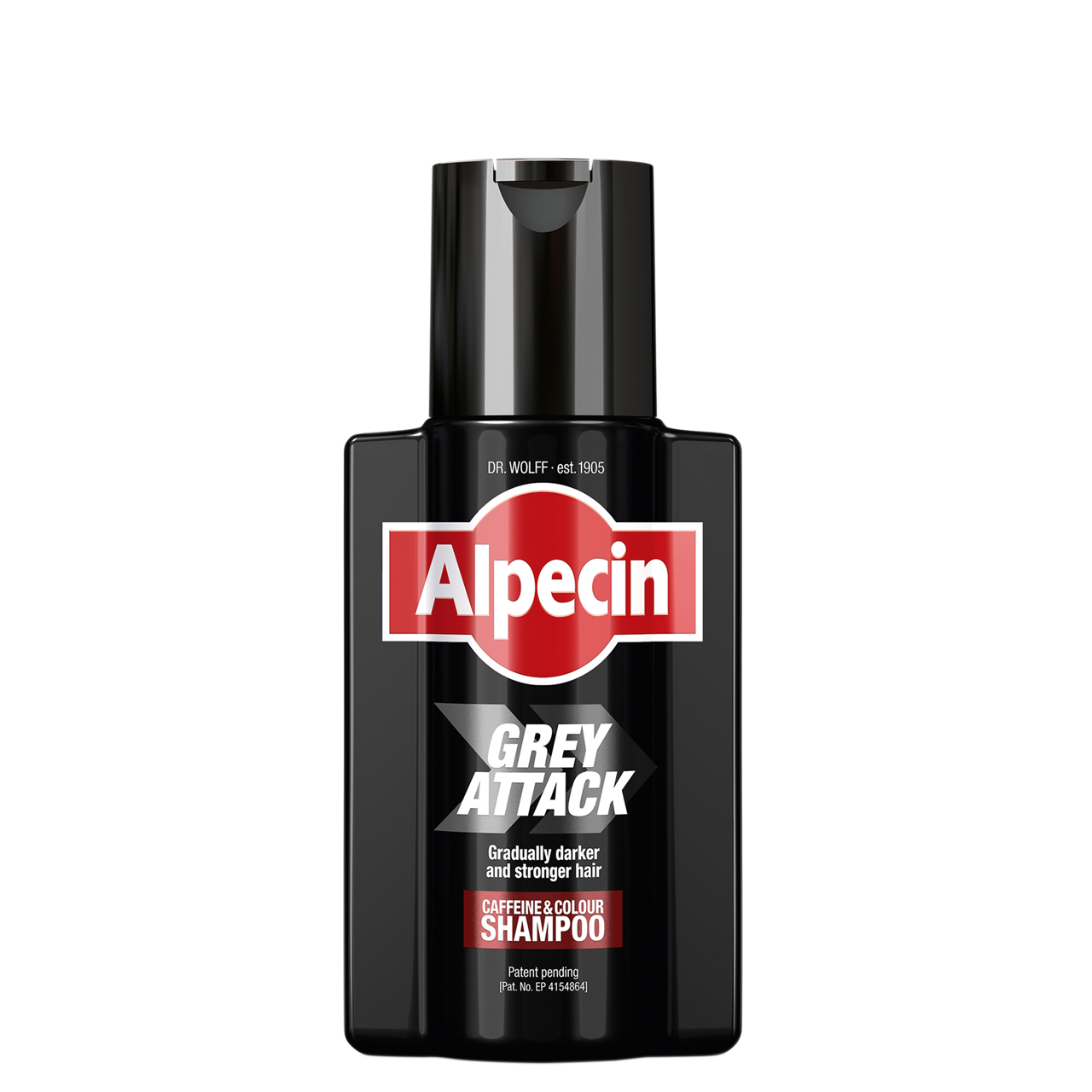 Sampon cu cafeina pentru parul grizonat Grey Attack, 200 ml, Alpecin