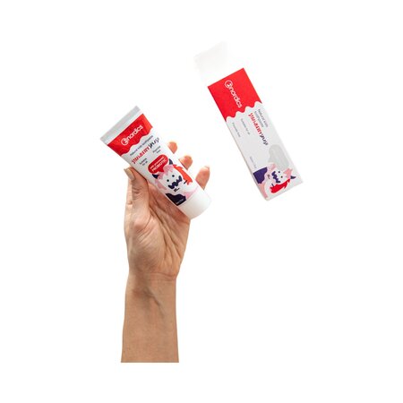 Pasta de dinti cu capsune si probiotice pentru copii, 50 ml, Nordics 819139