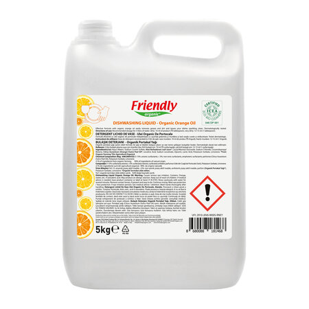 Detergent de vase cu ulei organic de portocala