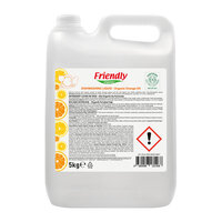 Detergent de vase cu ulei organic de portocala, 5 litri, Friendly Organic