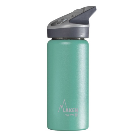 Termos inox cu capac automat Jannu Turqoise, 500ml, Laken