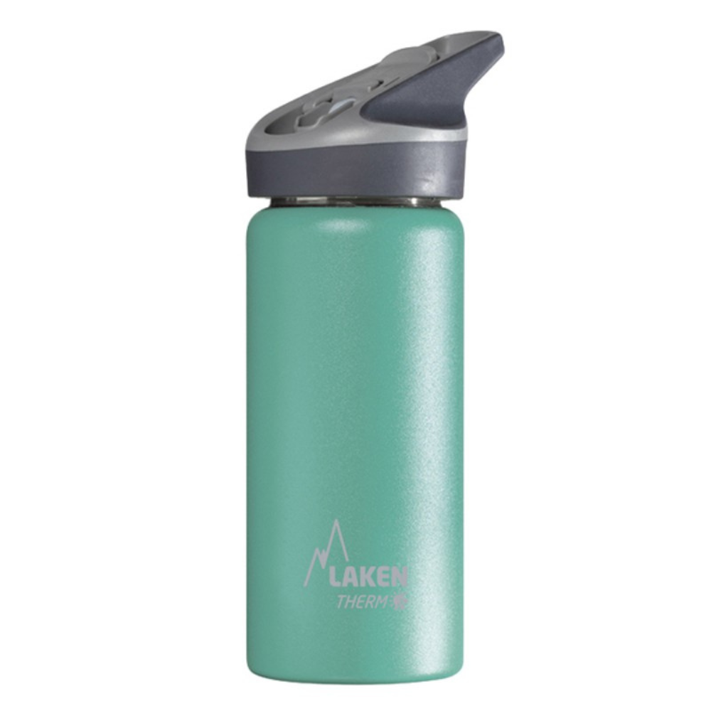 Termos inox cu capac automat Jannu, Turquoise, 500 ml, Laken