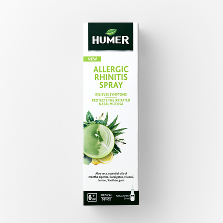 Spray pentru rinita alergica, 6 ani+, 20 ml, Humer 707534