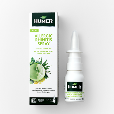 Spray pentru rinita alergica, 6 ani+, 20 ml, Humer 707535