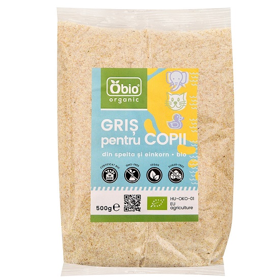 Gris pentru copii eco, 500g, Obio