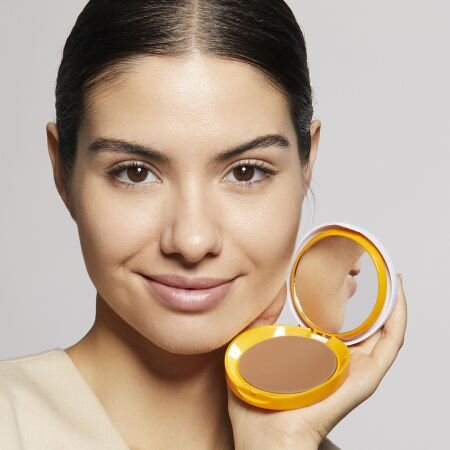Fond de ten compact Oil Free SPF 50+ Heliocare 360, Compact Bronze, 10 g, Cantabria Labs 628387