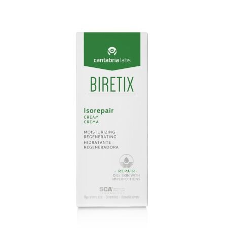 Crema hidratanta pentru fata Isorepair Biretix, 50 ml, Cantabria Labs 628396