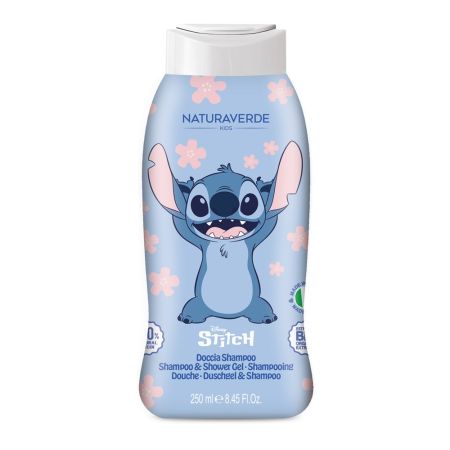 Sampon si gel de dus, Stitch, +3 ani, 250 ml, Naturaverde