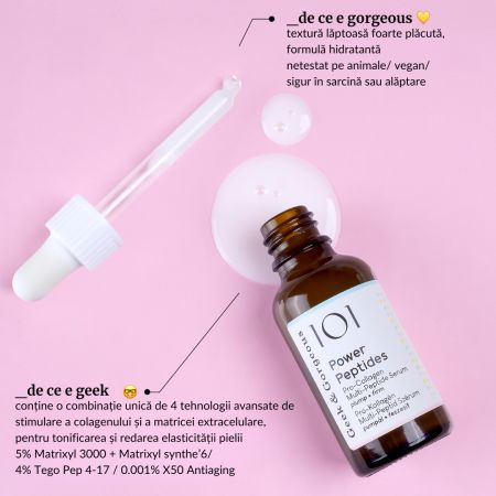 Ser Power Peptides, 30 ml, Geek & Gorgeous 628458