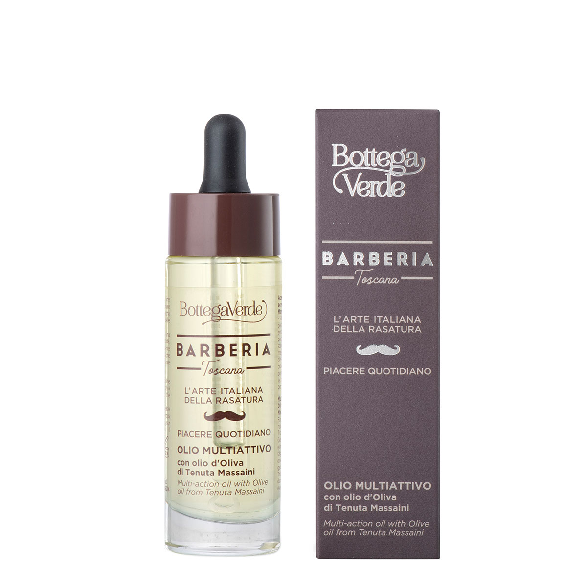 Ulei multifunctional pentru ten si barba Barberia Toscana, 30 ml, Bottega Verde