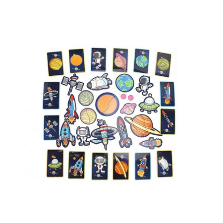 Carte magnetica educativa cu spatiul cosmic, + 3 ani, AcSmart 628575
