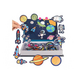 Carte magnetica educativa cu spatiul cosmic, + 3 ani, AcSmart 628576