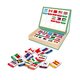 Puzzle magnetic educativ cu 45 de steaguri si table, + 3 ani, AcSmart 628615