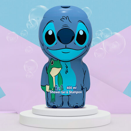 Gel de dus si sampon Stitch, + 3 ani, 400 ml, Air Val 628650