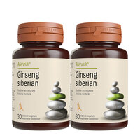 Pachet Ginseng Siberian, 30 + 30 capsule vegetale, Alevia