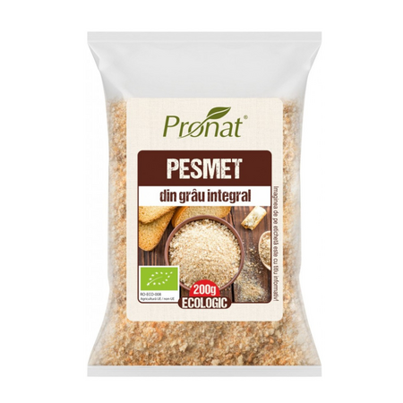Pesmet din grau integral, 200 g, Pronat