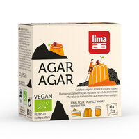 Agar agar pudra Bio, 6 x 2 g, Lima