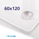 Protectie impermeabila antitranspiratie 3D pentru saltea Top Safe, 120x60 cm, AirCuddle 628754