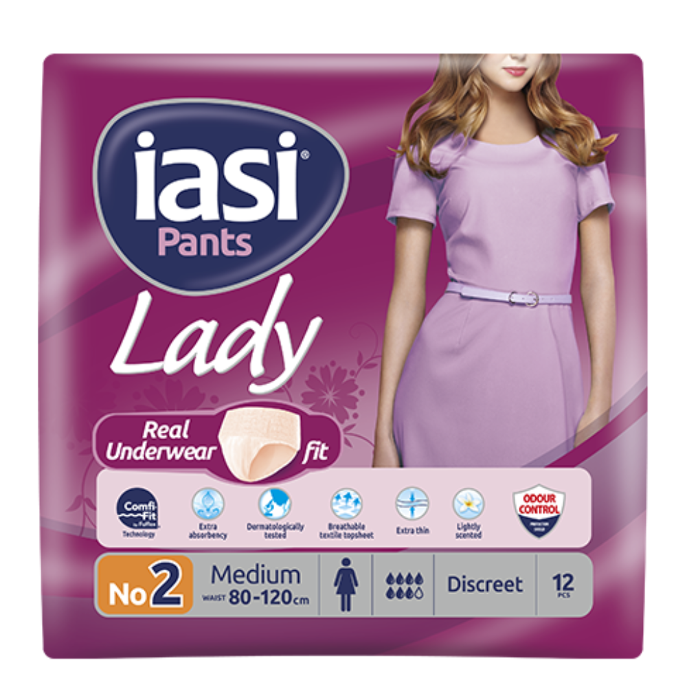 Scutece pentru adulti Lady, Nr. 2 - Medium, 12 bucati, Iasi