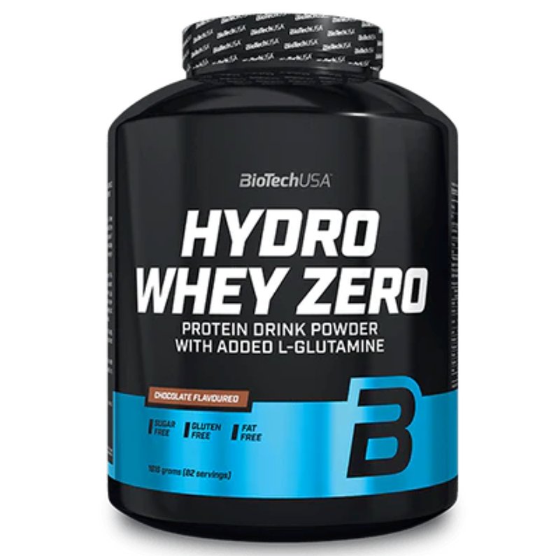 Pudra proteica cu aroma de ciocolata Iso Whey Zero, 1.8 kg, BioTech USA