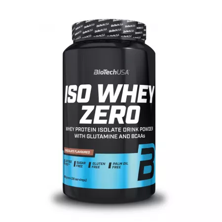 Pudra proteica cu arama de ciocolata Iso Whey Zero, 908 g, Biotech USA