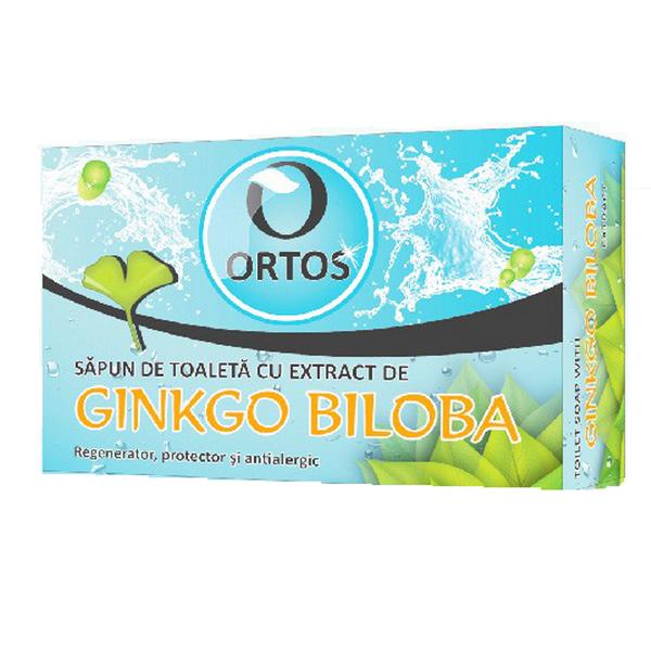 Sapun cu extract de ginkgo biloba, 100 g, Ortos