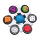 Jucarie senzoriala Curiosity Clutch Twist & Pop Rattle Teether, + 3 luni, Baby Einstein 628979