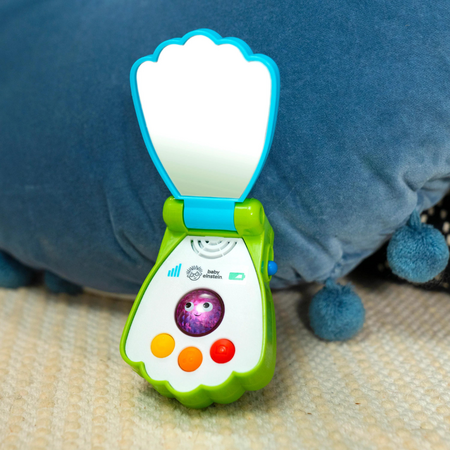 Jucarie muzicala telefon Ocean Explorers Shell, + 6 luni, Baby Einstein 629013