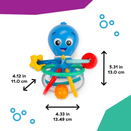Jucarie de dentitie si alinare Ocean Explorers Opus, + 0 luni, Baby Einstein 629164
