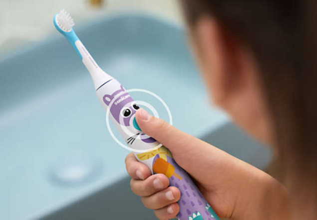 Periuta de dinti electrica pentru copii Sonicare For Kids, HX3601/01, Design a Pet Edition, Philips