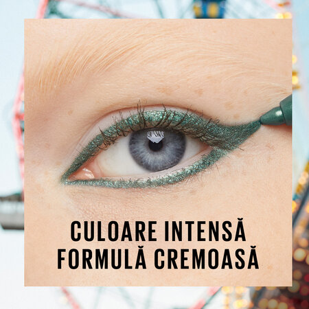 Creion de ochi Tattoo Liner, 817, Hunter Green, 1.3 g, Maybelline 629755