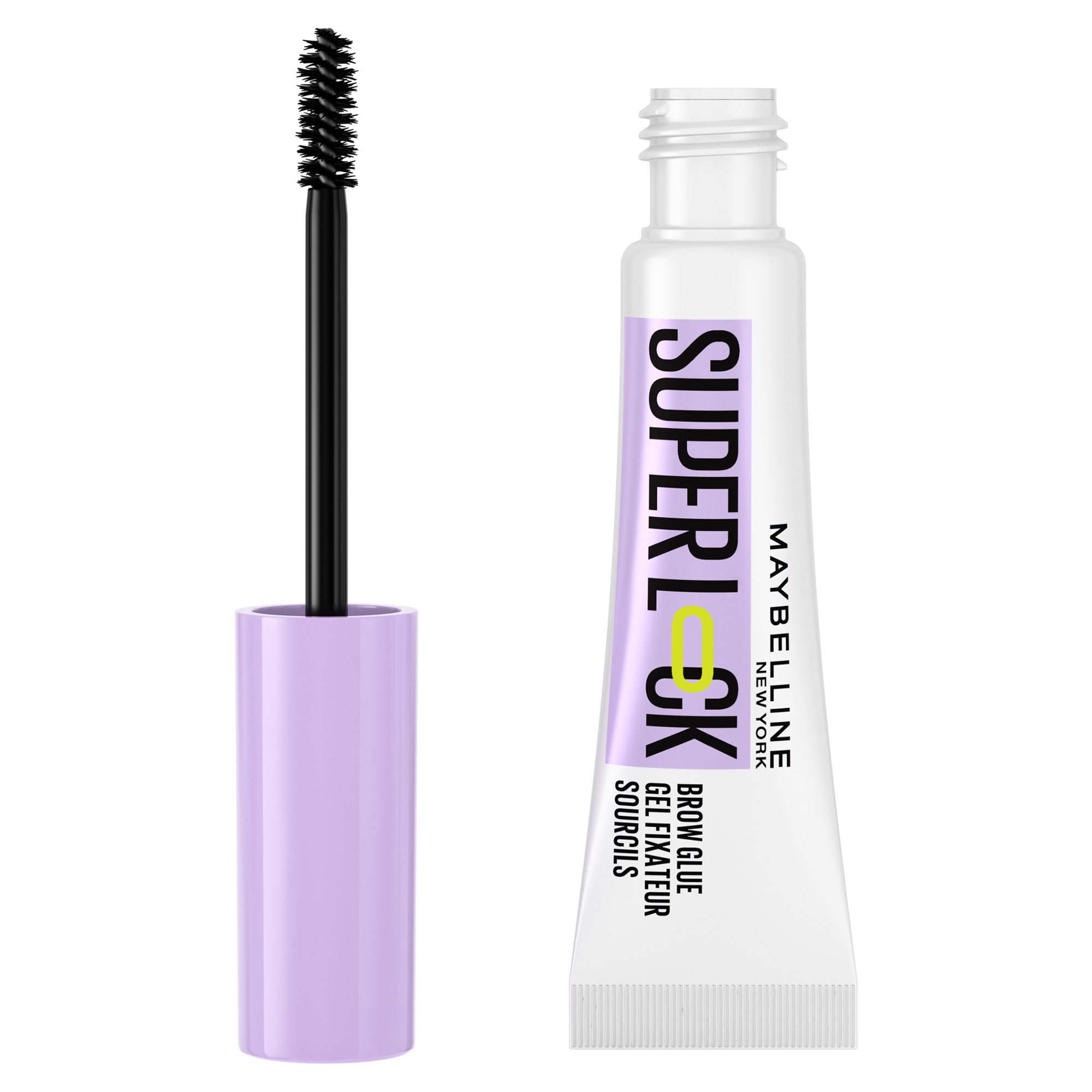 Mascara pentru fixarea sprancenelor Lash Superlock, Brow Glue, 7 ml, Maybelline