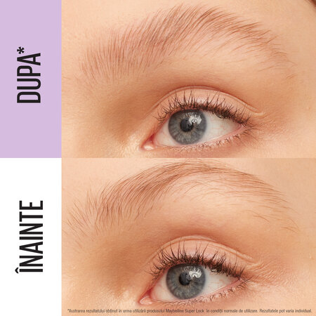 Mascara pentru fixarea sprancenelor Lash Superlock, Brow Glue, 7 ml, Maybelline 630009