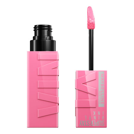 Ruj lichid cu stralucire de vinil Superstay Vinil Ink, 155 Upbeat, 4.2 ml, Maybelline