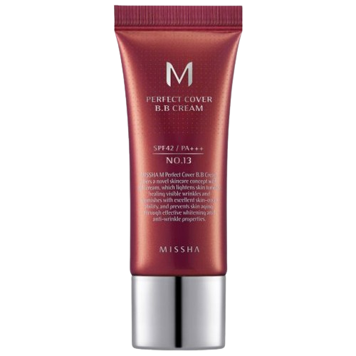 BB Cream M Perfect Cover SPF42/PA+++, 20 ml, nuanta 13, Missha