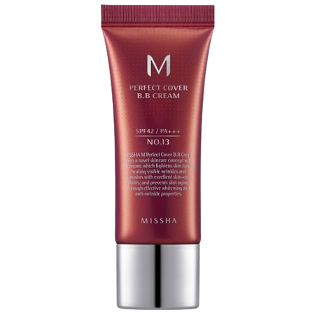 BB Cream M Perfect Cover SPF42/PA+++, 20 ml, nuanta 13, Missha