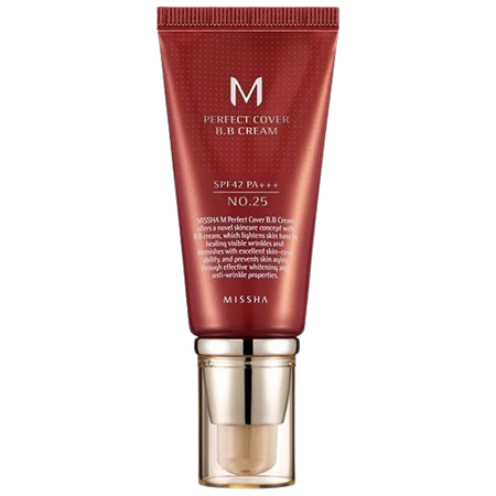BB Cream M Perfect Cover SPF42/PA+++, 50 ml, nuanta 25, Missha
