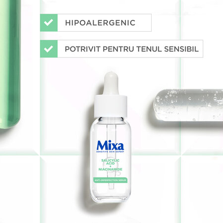 Serum anti imperfectiuni pentru tenul sensibil, 30 ml, Mixa 630195
