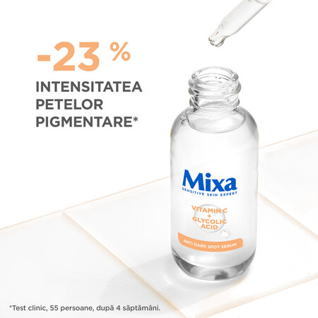 Serum anti pete pigmentare pentru tenul sensibil, 30 ml, Mixa 630220