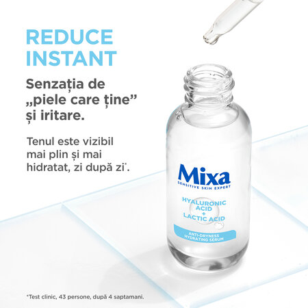 Serum anti uscaciune pentru tenul sensibil, 30 ml, Mixa 630234