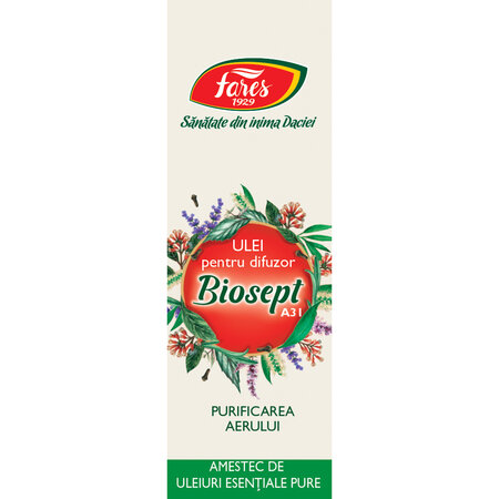 Amestec de uleiuri esentiale pentru purificarea aerului Biosept A31, 10 ml, Fares 723093