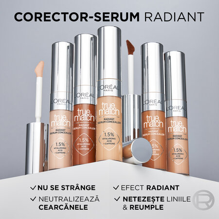 Corector cu efect de serum True Match, nuanta 1.5N, 10 ml, Loreal Paris 630328