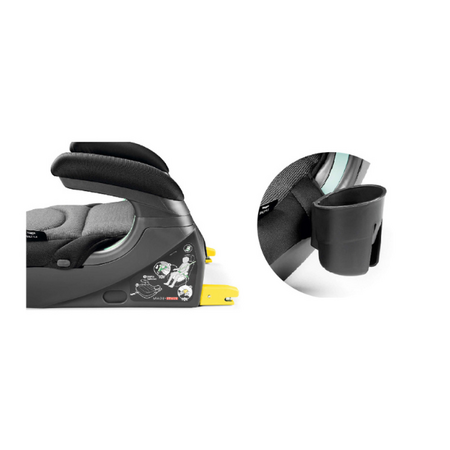 Scaun auto inaltator pentru copii I- size Viaggio Shuttle, 125-150 cm, Crystal Black, 6-12 ani, Peg Perego 630302