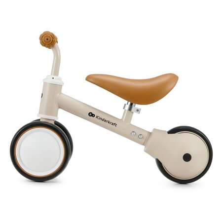 Tricicleta de echilibru Cutie, Light Beige, de la 1 an, Kinderkraft 630364