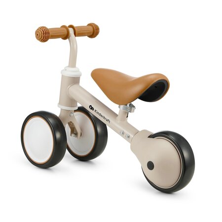 Tricicleta de echilibru Cutie, Light Beige, de la 1 an, Kinderkraft 630365