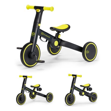 Tricicleta de echilibru 4Trike, Black Volt, 1-3 ani, Kinderkraft 630509