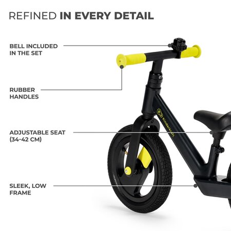Bicicleta de echilibru Goswfit, Black, Kinderkraft 630674