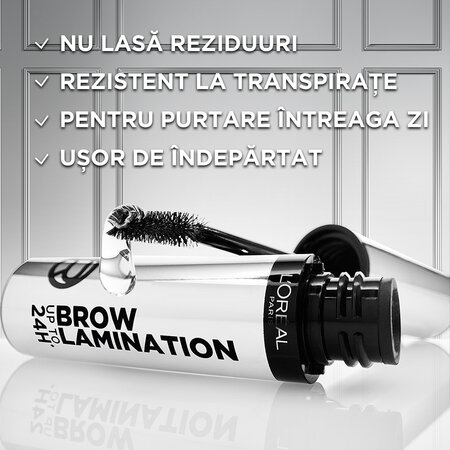 Mascara pentru fixarea sprancenelor Infaillible 24H Brow Lamination, 5 ml, Loreal Paris 631016