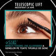 Mascara Telescopic Lift Waterproof, 9.9 ml, Loreal Paris 631023
