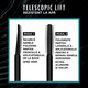 Mascara Telescopic Lift Waterproof, 9.9 ml, Loreal Paris 631026